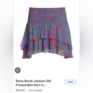 Ramy Brook Multicolor Printed Mini Skirt